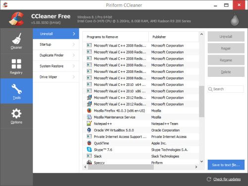 ccleaner portable cnet